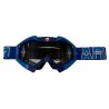 ARIETE GOGLE RIDING CROWS BASIC KOLOR GRANATOWY / NIEBIESKI, SZYBKA ANTI FOG, ANTI SCRATCH, UV, ROLL-OFF READY, GĄBKA 2 