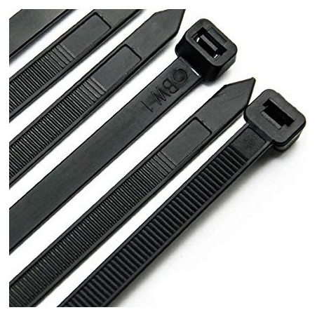 POLISPORT WYPRZEDAŻ OPASKI ZACISKOWE (TRYTYTKI) 12 SZTUK KOLOR CZARNY