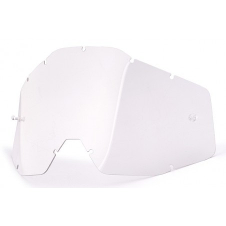 100 PROCENT WYPRZEDAŻ SZYBA / SZYBKA POJEDYNCZA DO GOGLI RACECRAFT 1 / ACCURI 1 / STRATA 1 CLEAR KOLOR PRZEŹROCZYSTY Z A