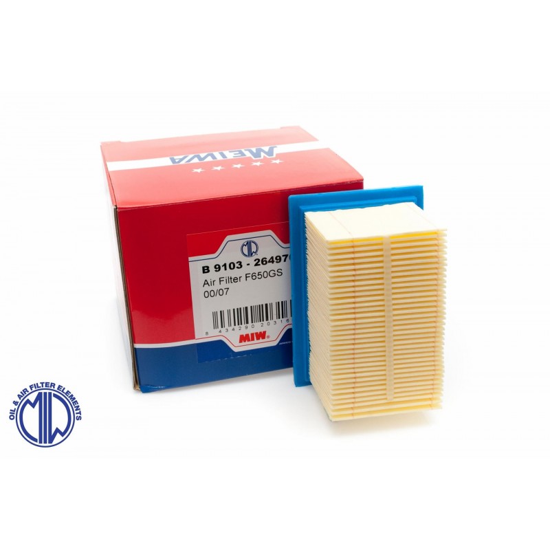 MIW (MEIWA) FILTR POWIETRZA BMW F 650 GS 00-07, DAKAR 01-07, G 650GS 09-16 (HFA7601) (15)