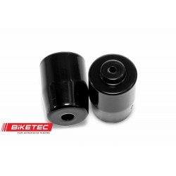 BIKETEC KOŃCÓWKI / CIĘŻARKI KIEROWNICY APRILIA (PATRZ OPIS DODATKOWY) KOLOR CZARNY 2401010000, OEM: AP8161057