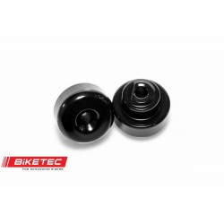 BIKETEC KOŃCÓWKI / CIĘŻARKI KIEROWNICY HONDA (PATRZ OPIS DODATKOWY) KOLOR CZARNY 2403010000, OEM: 53104-MJE-D40