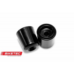 BIKETEC KOŃCÓWKI / CIĘŻARKI KIEROWNICY KAWASAKI (PATRZ OPIS DODATKOWY) KOLOR CZARNY 2404010000, OEM: 13042-1005