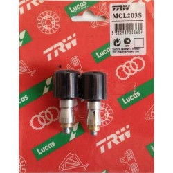 TRW ZF KOŃCÓWKI KIEROWNICY (CIĘŻARKI) DO KIEROWNICY ALU TRW - KOLOR CZARNY (PROMOCJA)