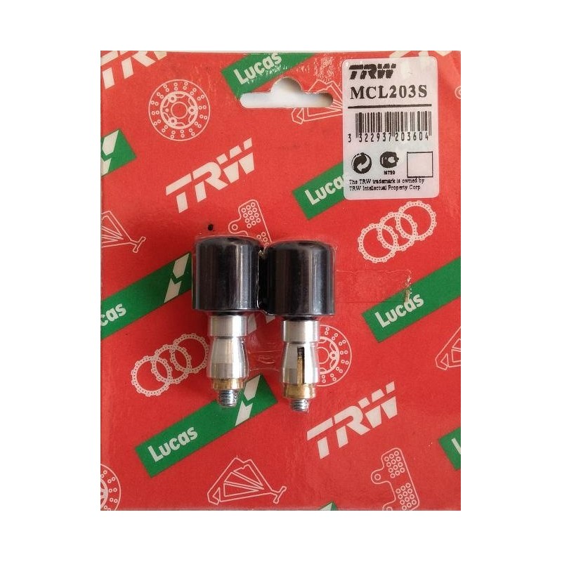 TRW ZF KOŃCÓWKI KIEROWNICY (CIĘŻARKI) DO KIEROWNICY ALU TRW - KOLOR CZARNY (PROMOCJA)