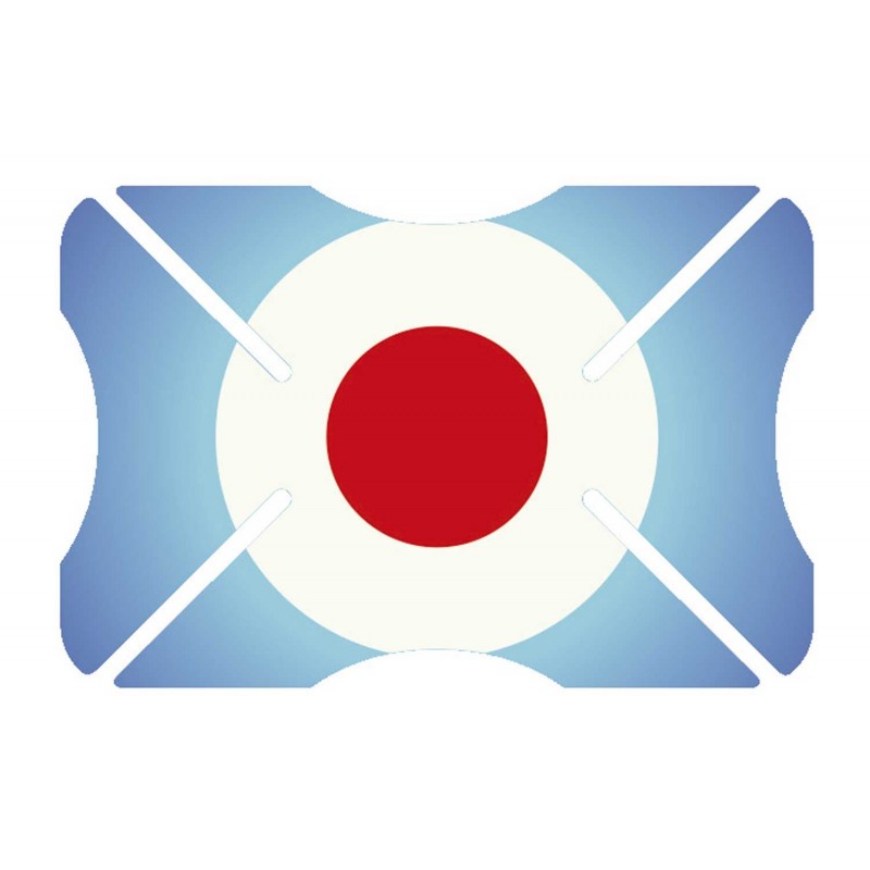 OXFORD WYPRZEDAŻ NAKLEJKA NA TYŁ KASKU WIELOKROTNEGO UŻYTKU TARGET BUMPER