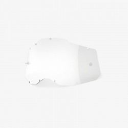 100 PROCENT AC2 / ST2 YOUTH / JUNIOR REPLACEMENT LENS - CLEAR, SZYBA / SZYBKA POJEDYNCZA DO GOGLI ACCURI 2 / STRATA 2 JU