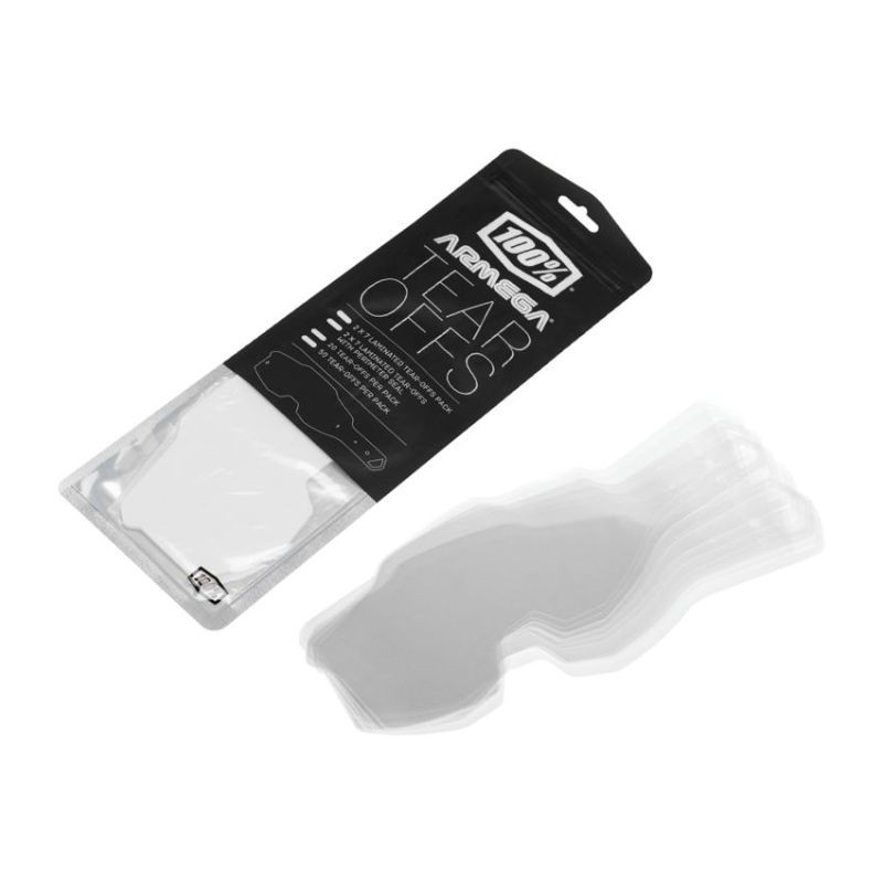 100 PROCENT ARMEGA FORECAST STANDARD TEAR-OFFS 20 PACK - ZRYWKI / ZRZUTKI DO GOGLI ARMEGA FORECAST ROLL-OFF 20 SZTUK