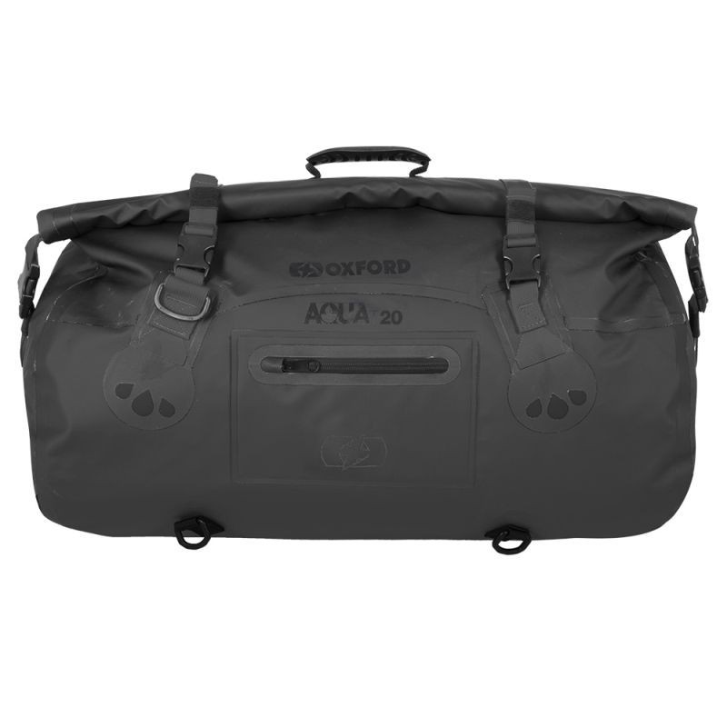 OXFORD TORBA AQUA T-20 ROLLBAG WODOODPORNA POJEMNOŚĆ 20L KOLOR CZARNY / SZARY (STARY KOD: OL993)