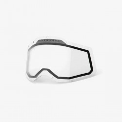 100 PROCENT RC2 / AC2 / ST2 REPLACEMENT LENS - VENTED DUAL PANE CLEAR - SZYBA / SZYBKA / SZYBKA DO GOGLI RACECRAFT 2 / A