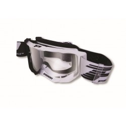 PROGRIP GOGLE PG3300-126 TR VISION KOLOR CZARNY BIAŁY (SZYBA PG3310 PRZEZROCZYSTA ANTISCRATCH, NO FOG, ANTI UV) (PZ3300T