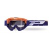 PROGRIP GOGLE PG3450-275 LS RIOT KOLOR POMARAŃCZOWY FLUO NIEBIESKI (SZYBA PG3210, NO FOG, NO SCRACHT) (3450-275 TR) - PR