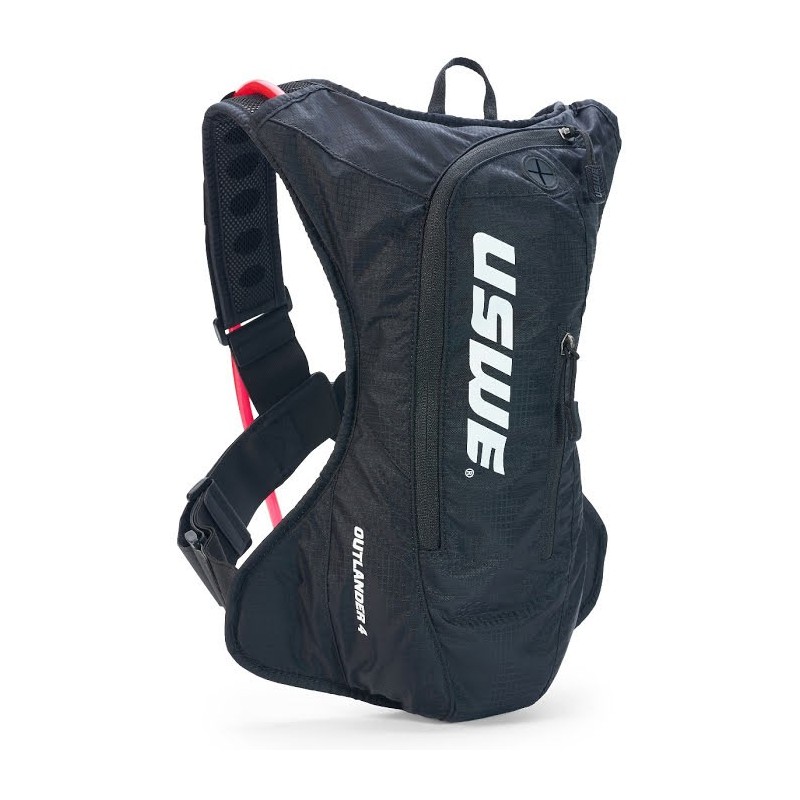 USWE CAMEL BAG OUTLANDER 4 BLACK KOLOR CZARNY MOTO / ROWER POJEMNOŚĆ 3L PŁYN (3L+4L PLECAK)