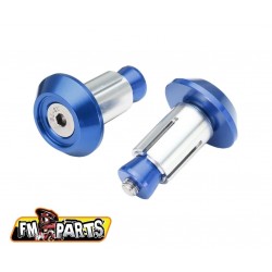 FM-PARTS KOŃCÓWKI KIEROWNICY / KORKI ALUMINIUM KOLOR NIEBIESKI