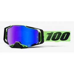 100 PROCENT GOGLE ARMEGA URUMA - MIRROR BLUE LENS - KOLOR ZIELONY / CZARNY SZYBKA NIEBIESKIE LUSTRO