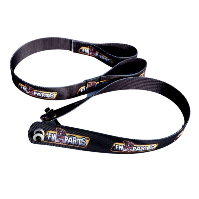 FM-PARTS PASY (PASEK) TEKSTYLNE DO WYCIĄGANIA MOTOCYKLA (KOMPLET PRZÓD TYŁ) HUSQVARNA TE / FE / TX '20-'23