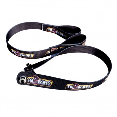 FM-PARTS PASY (PASEK) TEKSTYLNE DO WYCIĄGANIA MOTOCYKLA (KOMPLET PRZÓD TYŁ) HUSQVARNA TE / FE / TX '20-'23