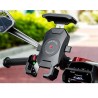 BIKETEC UCHWYT MOTOCYKLOWY NA TELEFON MONTOWANY NA KIEROWNICĘ LUB LUSTERKO TYP: R15-METAL