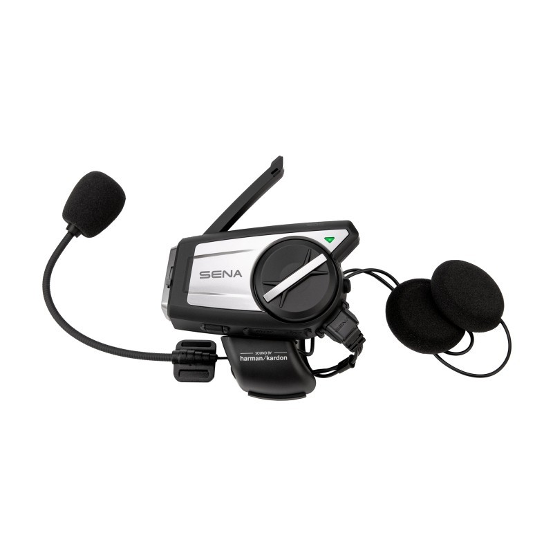 SENA INTERKOM MOTOCYKLOWY 50C-01 QUANTUM MESH 2.0 BLUETOOTH 5.0 DO 1600M Z KAMERĄ ULTRA HD 4K, RADIEM FM ORAZ SYSTEMEM A