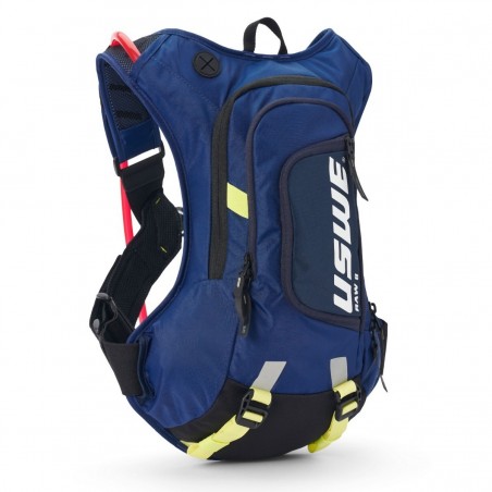 USWE PROMOCJA CAMEL BAG RAW 8 FACTORY BLUE KOLOR NIEBIESKI / CZARNY / ŻÓŁTY MOTO / ROWER POJEMNOŚĆ 8L (PŁYN 3L) - ZASTĄP