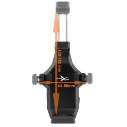 BIKETEC UCHWYT MOTOCYKLOWY ANTYWIBRACYJNY NA TELEFON MONTOWANY NA KIEROWNICĘ TYP: R18