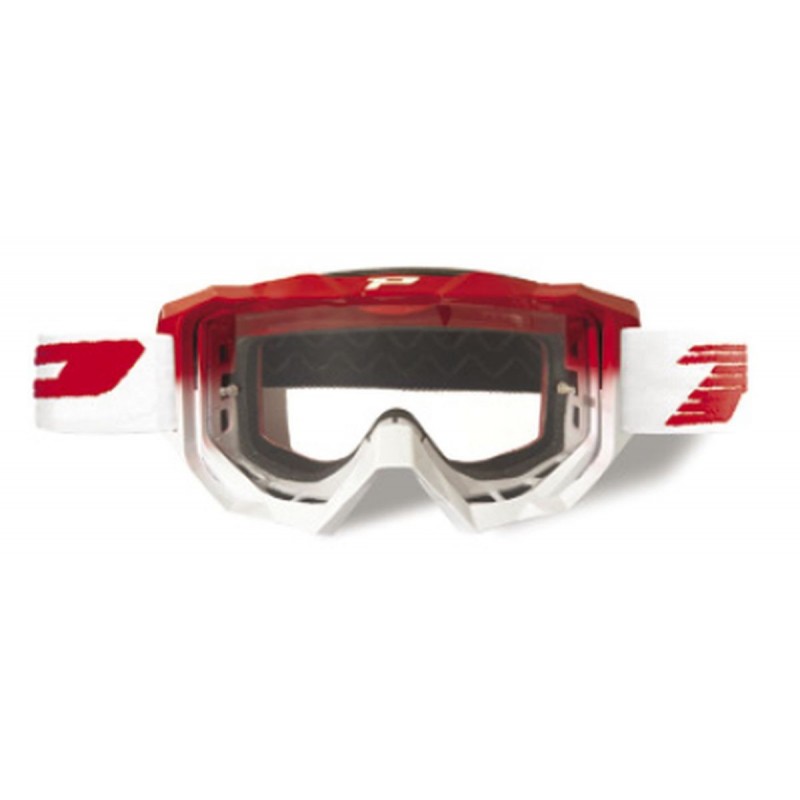 PROGRIP GOGLE PG3200-130 TR VENOM KOLOR CZERWONY / BIAŁY (SZYBA PG3210 ANTISCRATCH, NO FOG, ANTI UV) (3200-130 TR)