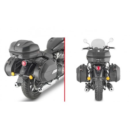 KAPPA STELAŻ KUFRÓW BOCZNYCH MONOKEY ROYAL ENFIELD SUPER METEOR 650 '23-'25, - RÓWNIEŻ POD KUFRY MONOKEY RETRO-FIT KVE K