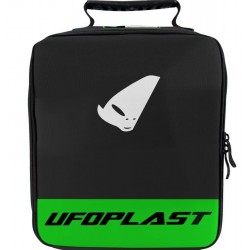 UFO TORBA NA GOGLE (MIEJSCE NA 4 GOGLE I ZRYWKI) KOLOR CZARNY - ZIELONY