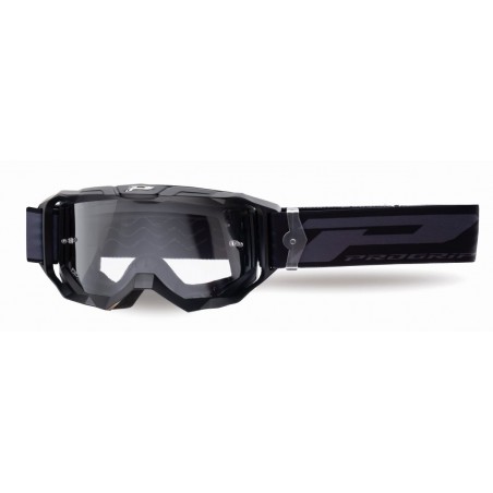 PROGRIP GOGLE PG3300-322 TR VISION KOLOR CZARNY MAT (SZYBA PG3310 PRZEZROCZYSTA ANTISCRATCH, NO FOG, ANTI UV)