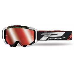 PROGRIP GOGLE PG3303-383 FL VISTA KOLOR ZIELONY POMARAŃCZOWY (SZYBA PG3349 POMARAŃCZOWA LUSTRZANA, ANTISCRATCH, NO FOG, 