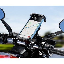 BIKETEC UCHWYT MOTOCYKLOWY ANTYWIBRACYJNY NA TELEFON QUICK LOCK MONTOWANY NA KIEROWNICĘ TYP: R22