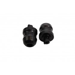 BIKETEC KOŃCÓWKI / CIĘŻARKI KIEROWNICY KAWASAKI NINJA 650 (2017-) KOLOR CZARNY 2404070000, OEM:13042-0735 / 13042-0800