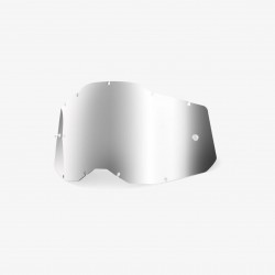 100 PROCENT AC2 / ST2 JUNIOR REPLACEMENT - SHEET MIRROR SILVER LENS- SZYBA / SZYBKA POJEDYNCZA DO GOGLI ACCURI 2 / STRAT