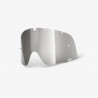 100 PROCENT BARSTOW REPLACEMENT MIRROR SILVER LENS - SZYBA / SZYBKA / SZYBKA DO GOGLI BARSTOW KOLOR SREBRNE LUSTRO