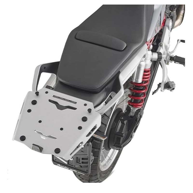 KAPPA STELAŻ KUFRA CENTRALNEGO (ANODOWANE ALUMINIUM) MOTO GUZZI V 85 TT '24- ALUMINIOWY MONOKEY