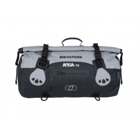 OXFORD TORBA AQUA T-30 ROLLBAG WODOODPORNA POJEMNOŚĆ 30L KOLOR CZARNY / SZARY