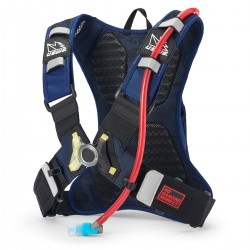 USWE CAMEL BAG MOTO HYDRO 3 FACTORY BLUE KOLOR NIEBIESKI MOTO / ROWER POJEMNOŚĆ 2L PŁYN (3L PLECAK + 2L PŁYN) ZASTĄPIONY