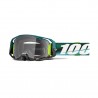 100 PROCENT GOGLE ARMATIC POLARITY - CLEAR LENS - KOLOR ZIELONY / BIAŁY SZYBA PRZEŹROCZYSTA