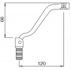 BUZZETTI DŹWIGNIA ZMIANY BIEGÓW ALUMINIOWA KTM EXC 125 / 250 '01-