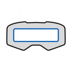 KENNY RACING VISION UNIVERSEL FOLIA UNIWERSALNA OCHRONNA DO GOGLI(50MM X150MM) (PACK 4)