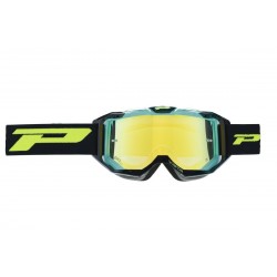 PROGRIP GOGLE PG3303-404 FL VISTA KOLOR CZARNY ZIELONY (SZYBA PG3347 ŻÓŁTA LUSTRZANA, ANTISCRATCH, NO FOG, ANTI UV + SZY