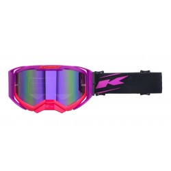 KENNY RACING GOGLE PERFORMANCE EVO 2 PURPLE MIRROR-LUSTRO KOLOR FIOLETOWY / CZARNY