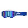 KENNY RACING GOGLE PERFORMANCE EVO 2 WHITE BLUE MIRROR-LUSTRO KOLOR BIAŁY / NIEBIESKI