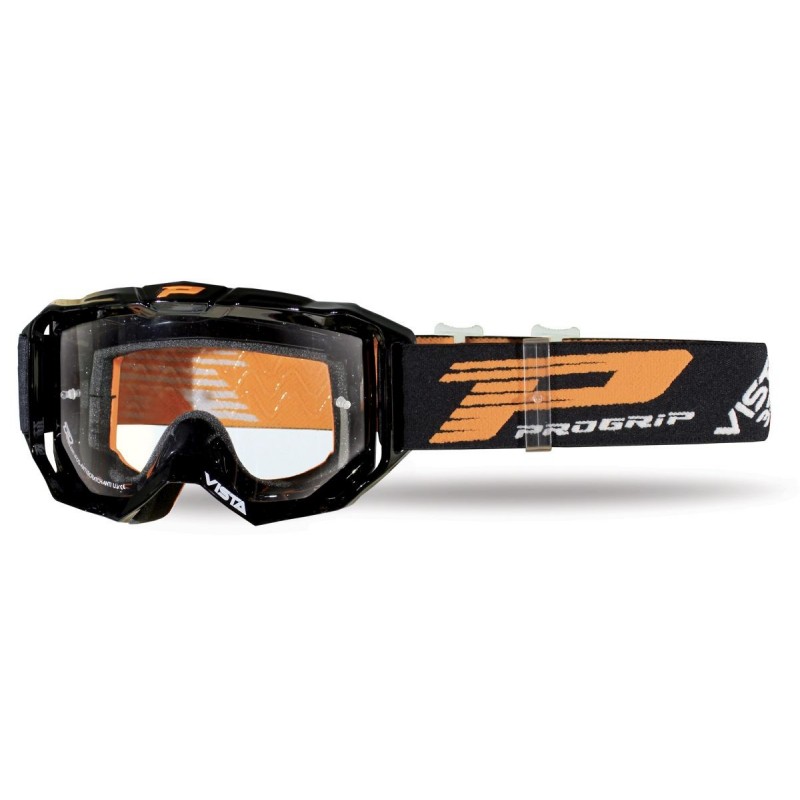 PROGRIP GOGLE PG3303-102 TR VISTA KOLOR CZARNY (SZYBA PG3310 BEZBARWNA, ANTISCRATCH, NO FOG, ANTI UV + SZYBA PG3310 GRAT