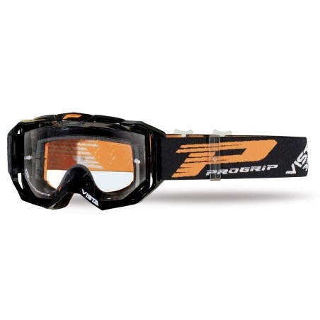 PROGRIP GOGLE PG3303-102 TR VISTA KOLOR CZARNY (SZYBA PG3310 BEZBARWNA, ANTISCRATCH, NO FOG, ANTI UV + SZYBA PG3310 GRAT