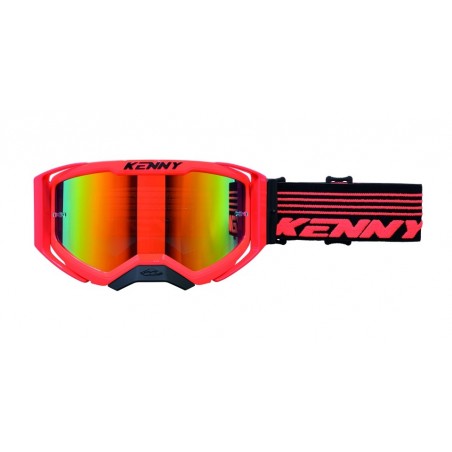 KENNY RACING GOGLE PERFORMANCE EVO 2 NEON ORANGE LUSTRO KOLOR POMARAŃCZOWY FLUO / CZARNY