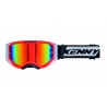 KENNY RACING GOGLE PERFORMANCE EVO 2 NEON RED MIRROR LENS- LUSTRO KOLOR CZERWONY / CZARNY / BIAŁY