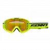 KENNY RACING GOGLE MODEL TRACK+ NEON YELLOW - RED LENS - KOLOR ŻÓŁTY FLUO / CZARNY SZYBKA CZERWONE LUSTRO