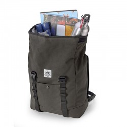 KAPPA 2025 / 04 TORBA BOCZNA / SAKWA ( PLECAK ) 17L (CAFE RACER RAMBLER) (WYS. 40 X SZER. 28 X GŁ. 15CM) KOLOR OLIWKOWY 