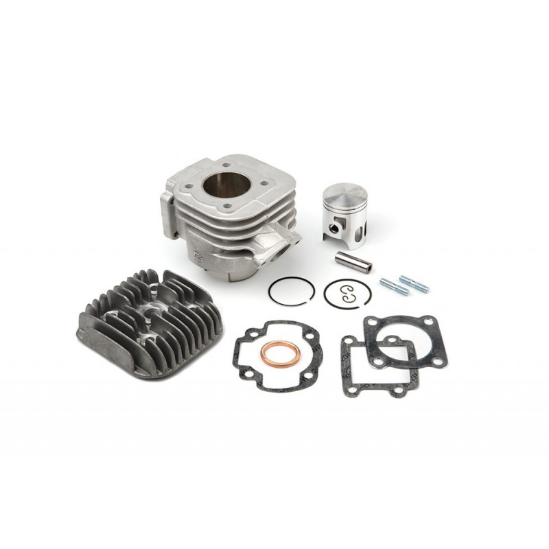 CILINDRAS NICASIL SU GALVA AIRSAL T6 MINARELLI VERTIKALUS APRILIA SR MBK BOOSTER YAMAHA BWS 47.6MM 2T